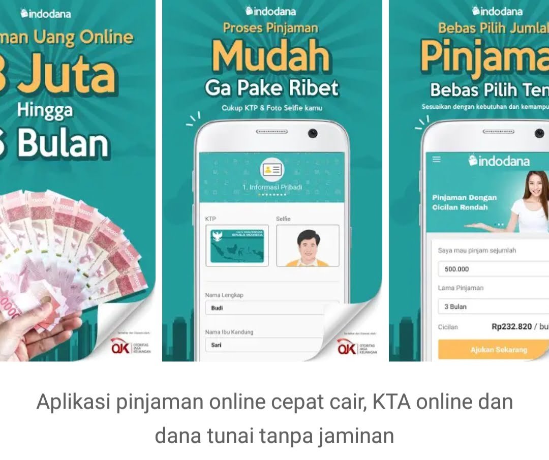 Aplikasi indodana via nontunai.com