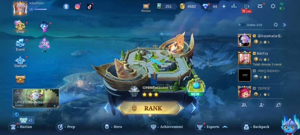 Top-Up mobile legends dengan Codashop berhasil