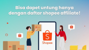 Gambar cara daftar shopee affiliate mudah dan cepat