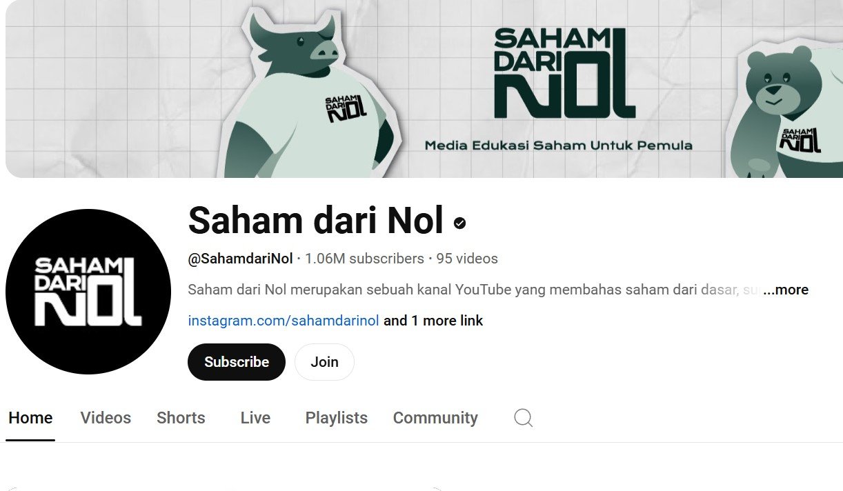 belajar Saham Dari Nol