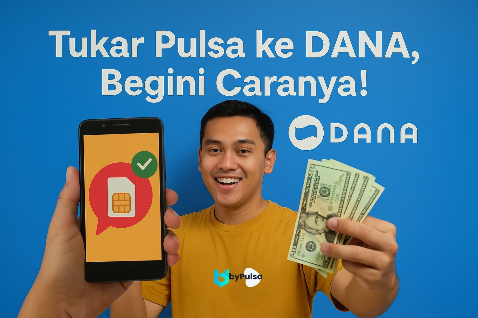 tukar pulsa ke dana