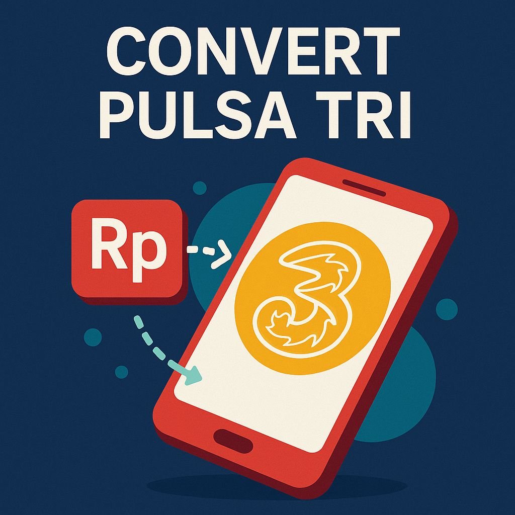 convert pulsa tri