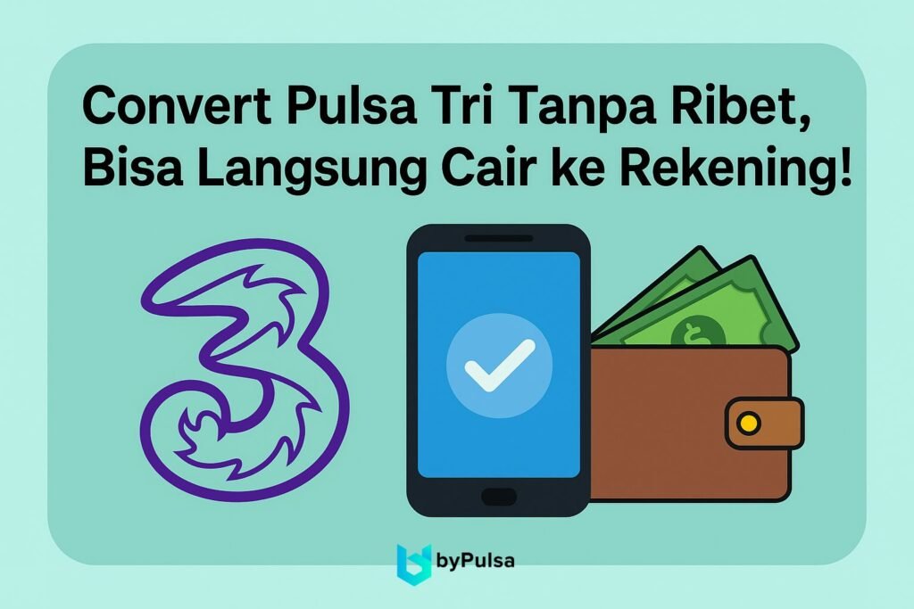 convert pulsa tri