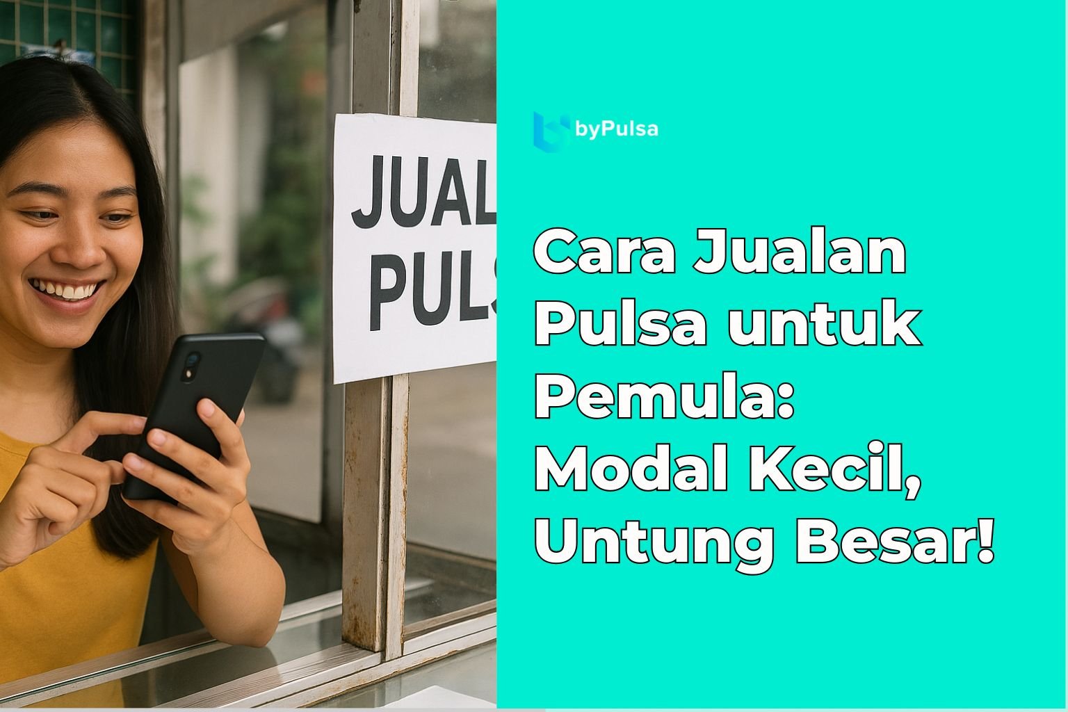 cara jualan pulsa