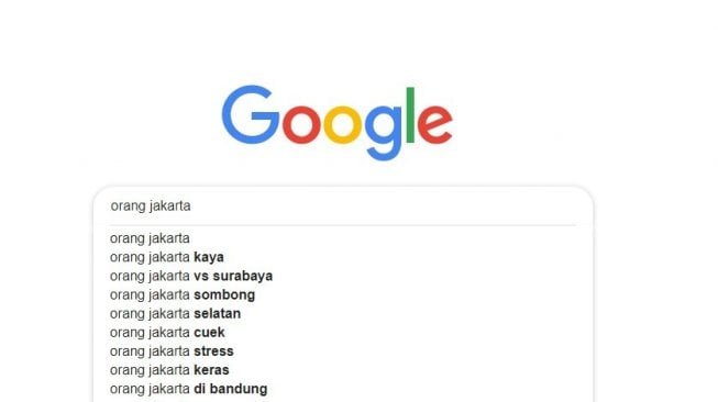 cara hapus pencarian di google
